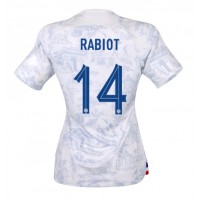 Fotballdrakt Dame Frankrike Adrien Rabiot #14 Bortedrakt VM 2022 Kortermet